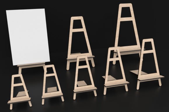 Download Laser Cut Easel Display Stands Svg Files - Display Collection